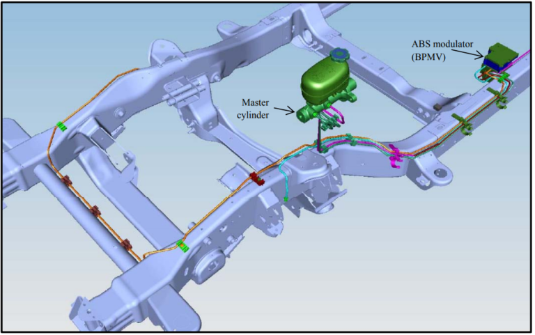 1999-2006 Chevy Silverado Brake Line Failure &amp; Routing Diagram